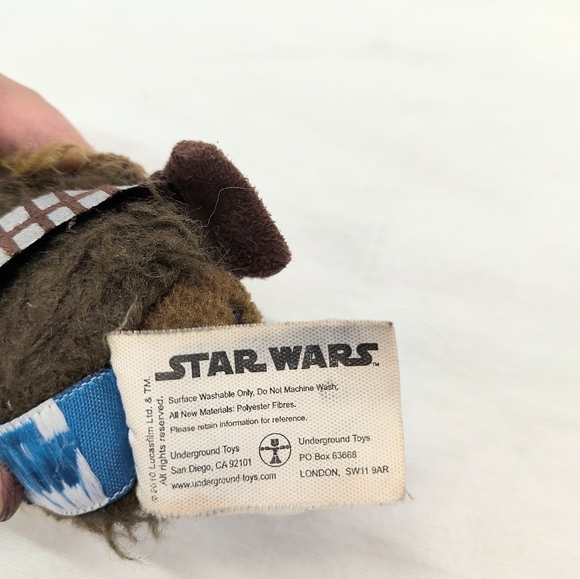 VINTAGE | Star Wars Chewbacca Plush Key Chain Toy - Picture 6 of 6